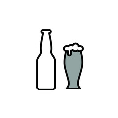 Illustration Vector graphic of  Beer icon template