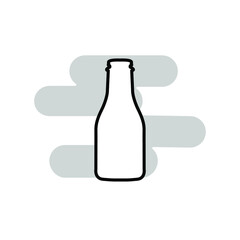 Illustration Vector graphic of  Milk bottle icon template