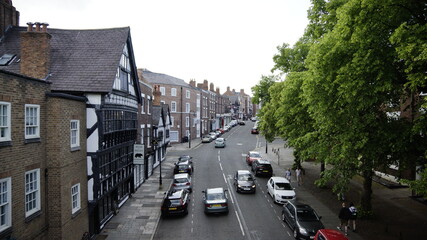 Obraz premium Hauptausfahrtsstraße von Chester