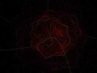 Imaginatory fractal background generated Image