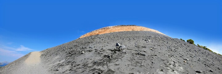 Cratère de la Fossa de Vulcano en Sicile