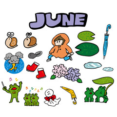 6月のイラストセット