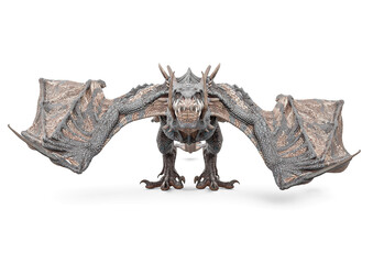 master dragon is grounded in white background © DM7