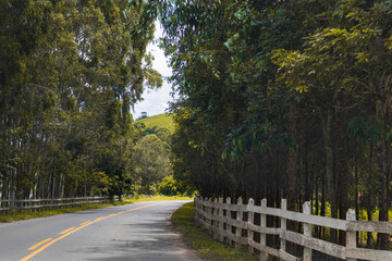 Estrada e viagem.