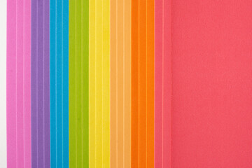 Obraz premium Composición multicolor en papel