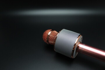Obraz premium close up of microphone