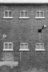 Exterior of old building in Hong Kong
