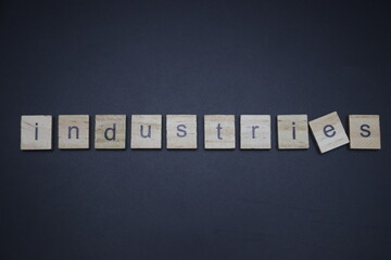 word made by letter pieces