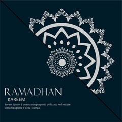 Luxury ornament Ramadan Kareem. Illustration vector graphic The Islamic holy month of Ramadhan. Perfect for concept of presentation, banner, cover and promotion celebration