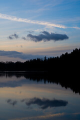 Country evening reflections.