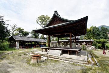 高穴穂神社　拝殿　滋賀県大津市穴太