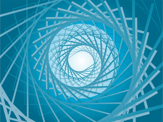 Wavy geometric background. Trendy gradient shapes composition. Eps10 vector.