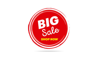 Big Sale, up to 90% off. Vector illustration.