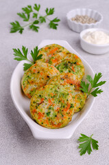 Fried vegetable cutlets