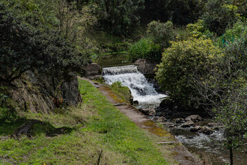 quebrada el borracho antes de alimentar la represa del neusa
