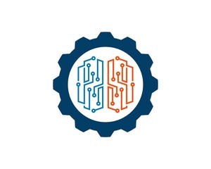 Mechanical gear with brain circuit technology inside