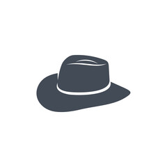 Hat logo design vector illustration, Creative Hat logo design concept template, symbols icons