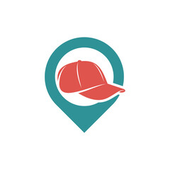 Point Hat logo design vector illustration, Creative Hat logo design concept template, symbols icons