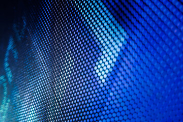 Obraz premium CloseUp LED blurred screen. LED soft focus background. abstract background ideal for design.