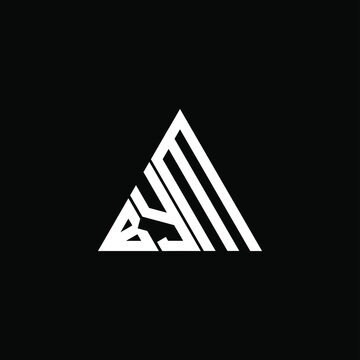 B Y M letter logo creative design. BYM icon