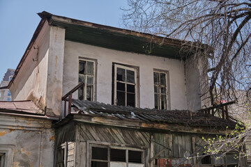 old house in the town