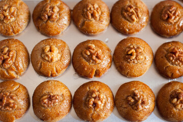 Cevizli Sekerpare -Turkish Dessert