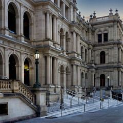 Fototapeta premium The facade of the Treasury Building, Brisbane