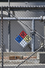 Diamond indicator of what chemicals on facilities