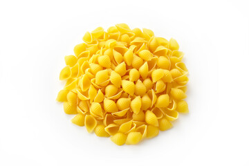 コンキリエ　貝殻状のパスタ　ショートパスタ　未調理