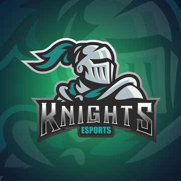 Knights Logo Mascot Vector Illustration for logo gaming template