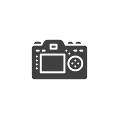 Camera display vector icon