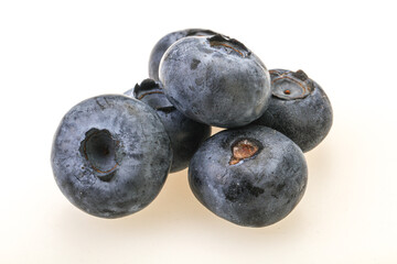 Ripe sweet tasty blueberries heap