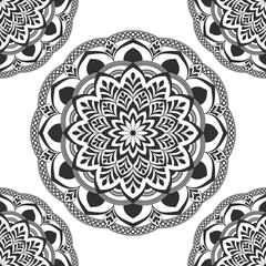 Decorative mandala vector design template