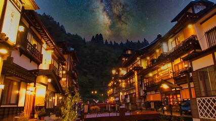銀山温泉の夜