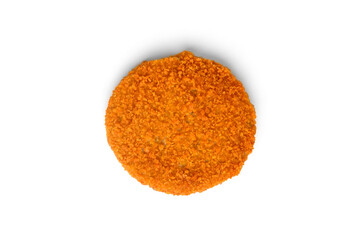 Fish burger isolated on white background.