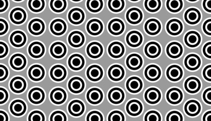 Vector circles Pattern Seamless Background