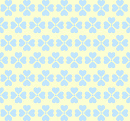 vector flowers background seamless pattern