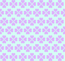 vector flowers background seamless pattern