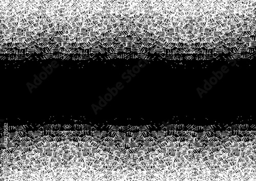 漫画 効果線 カケアミ 背景 フレーム 手描き イラスト Wall Mural Necology