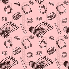 Islamic Doodle Pattern Vector