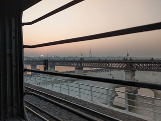 Ganga river bridge