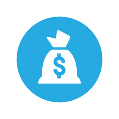 Investments icon vector graphic illustration