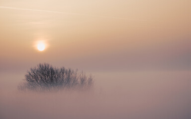 sunrise over the river © Marcin