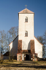 Fototapeta na wymiar Varme Evangelic Lutheran Church, Latvia