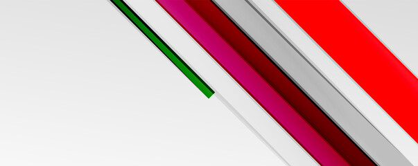 Multicolored lines background. Design template for business or technology presentations, internet posters or web brochure covers