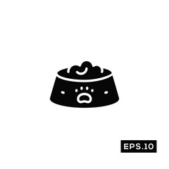 Pet Food Icon. Pet Shop Icon or Logo sign Vector illustration