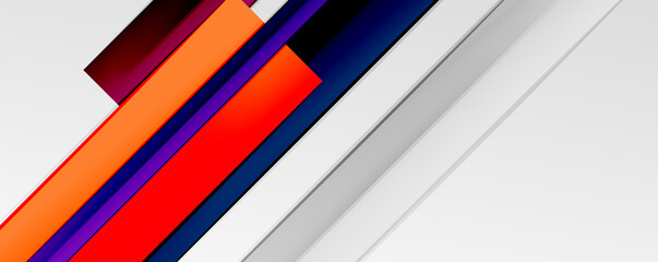 Color abstract lines trendy geometric background for business or technology presentation, internet poster or web brochure cover, wallpaper