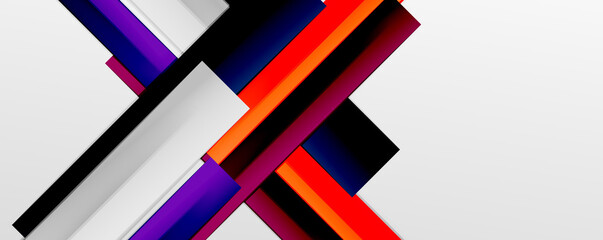 Color abstract lines trendy geometric background for business or technology presentation, internet poster or web brochure cover, wallpaper