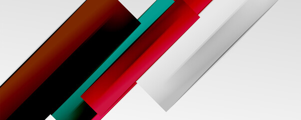 Color abstract lines trendy geometric background for business or technology presentation, internet poster or web brochure cover, wallpaper