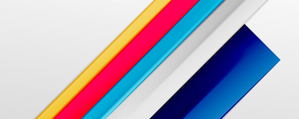 Color abstract lines trendy geometric background for business or technology presentation, internet poster or web brochure cover, wallpaper